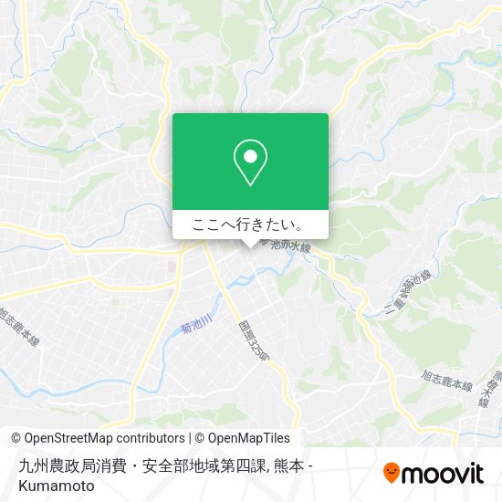 九州農政局消費・安全部地域第四課地図
