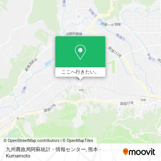 九州農政局阿蘇統計・情報センター地図