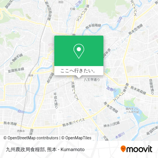 九州農政局食糧部地図