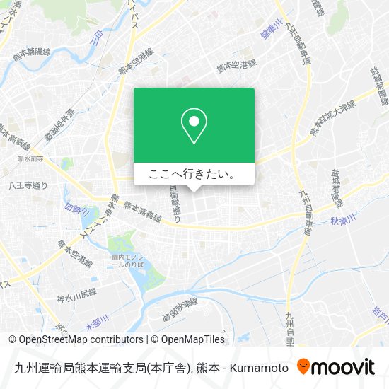 九州運輸局熊本運輸支局(本庁舎)地図