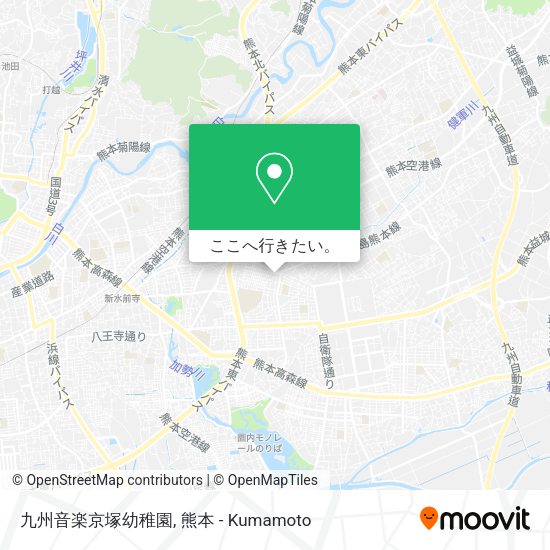 九州音楽京塚幼稚園地図