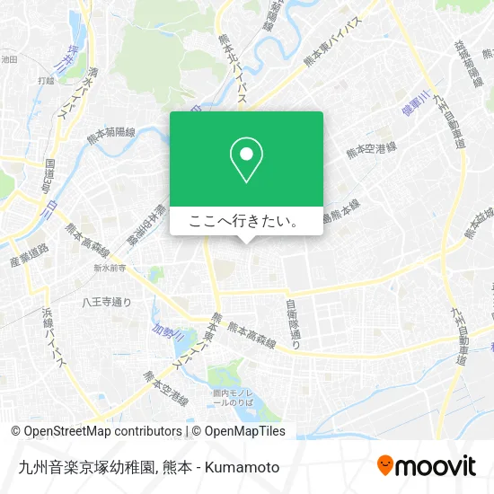 九州音楽京塚幼稚園地図