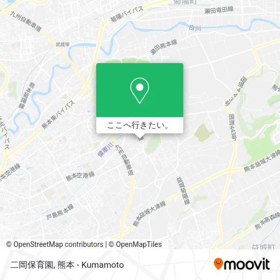 二岡保育園地図