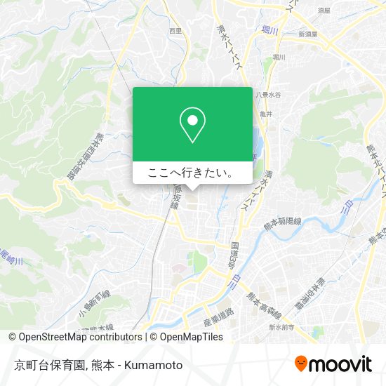 京町台保育園地図