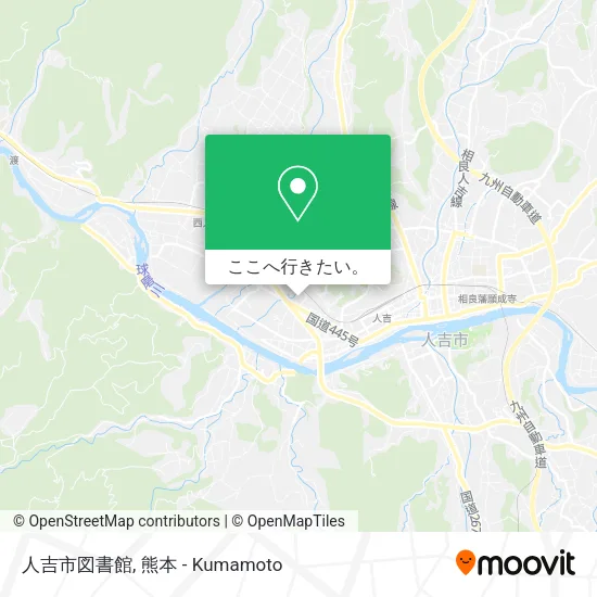 人吉市図書館地図