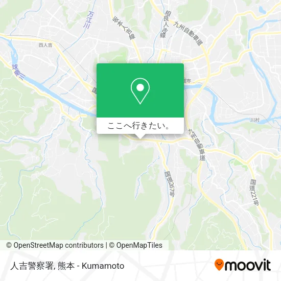 人吉警察署地図