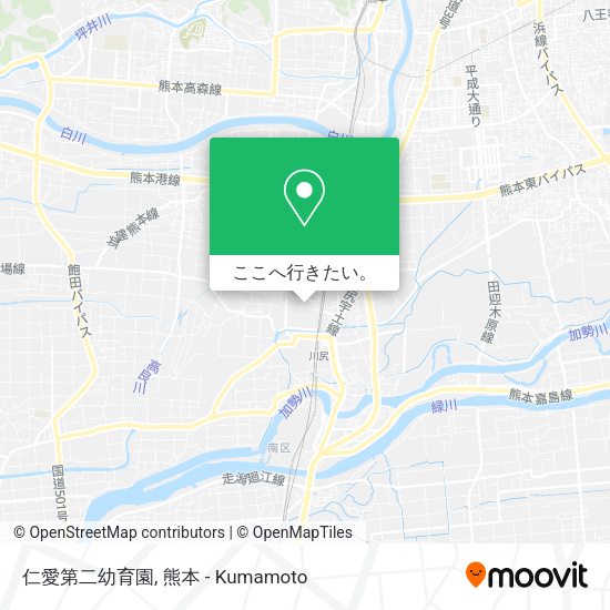 仁愛第二幼育園地図
