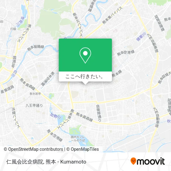 仁風会比企病院地図