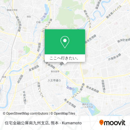 住宅金融公庫南九州支店地図
