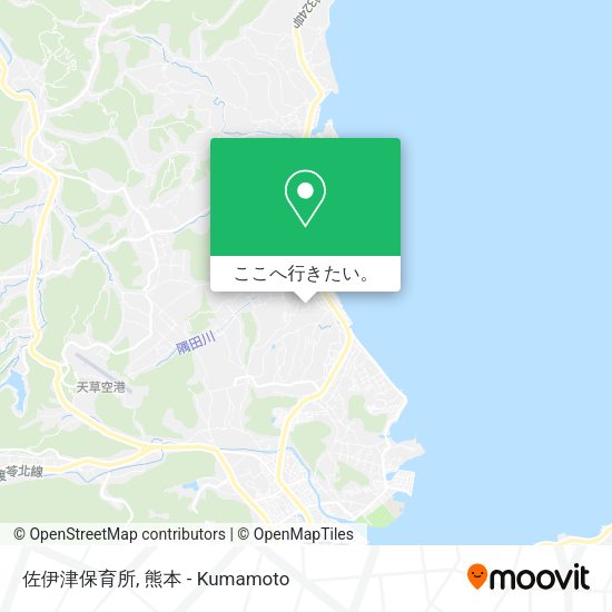 佐伊津保育所地図