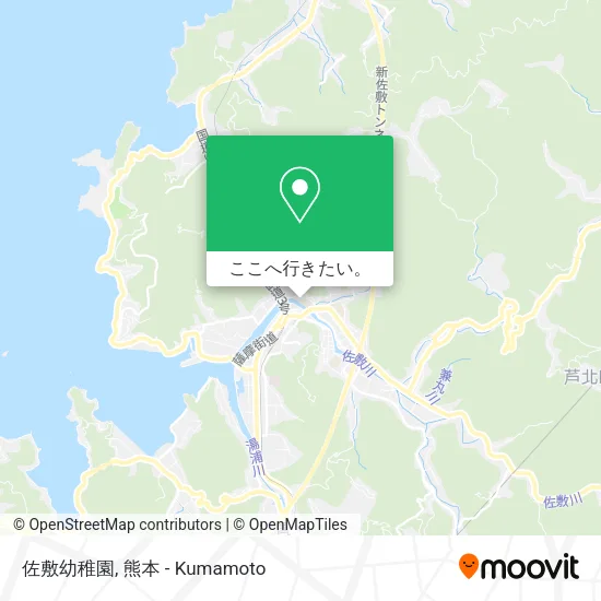 佐敷幼稚園地図