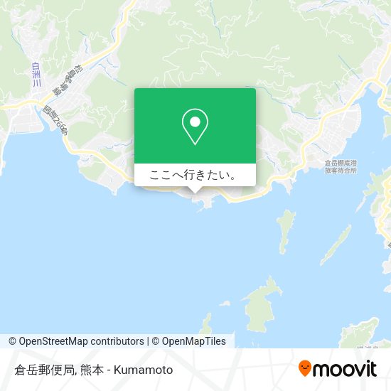 倉岳郵便局地図
