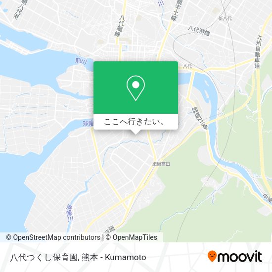 八代つくし保育園地図