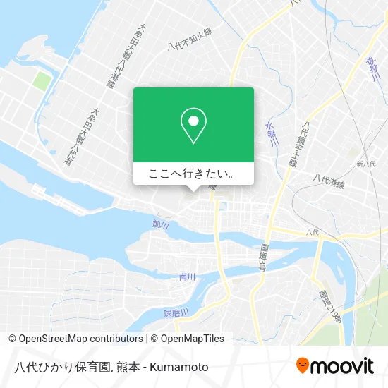 八代ひかり保育園地図