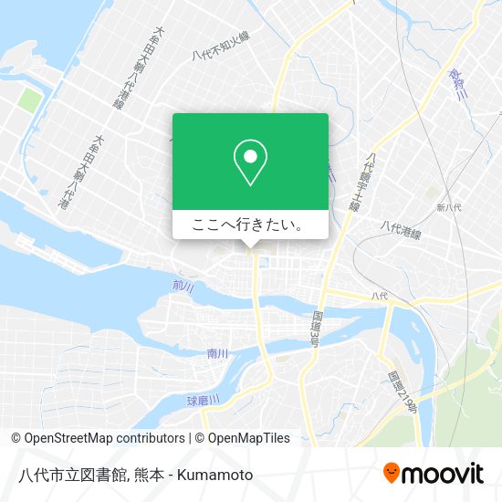 八代市立図書館地図