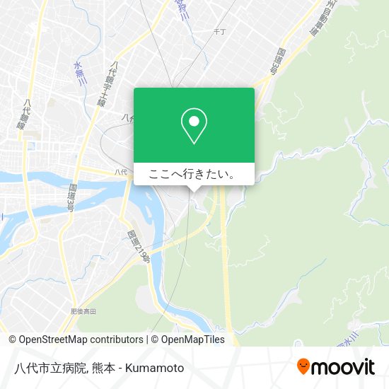 八代市立病院地図