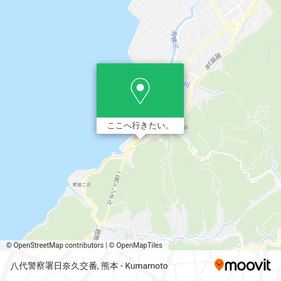 八代警察署日奈久交番地図