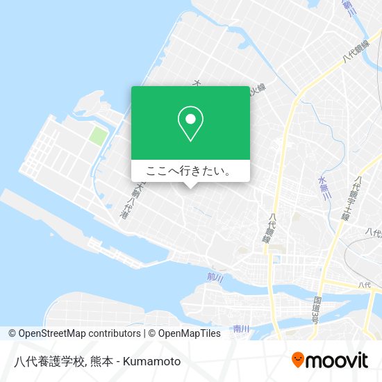八代養護学校地図