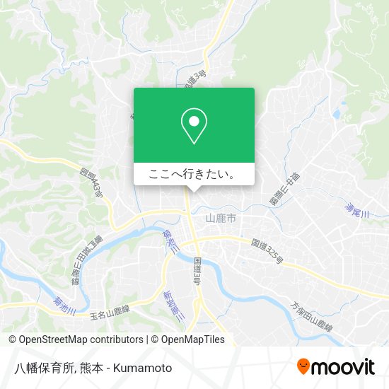 八幡保育所地図