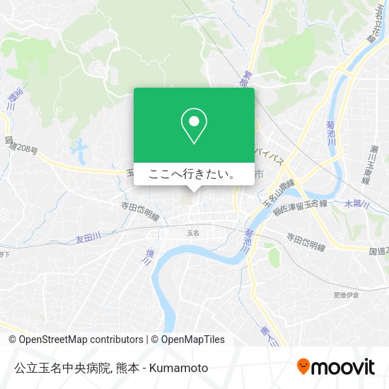 公立玉名中央病院地図