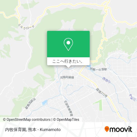 内牧保育園地図