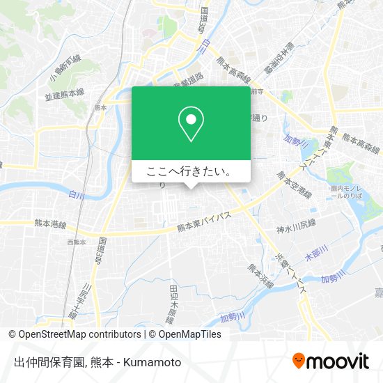 出仲間保育園地図