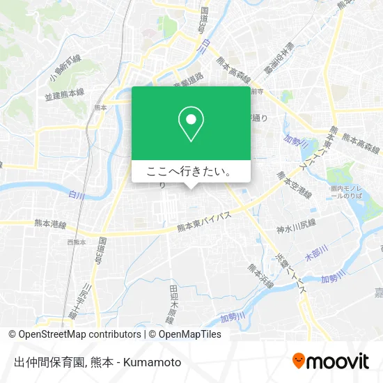 出仲間保育園地図
