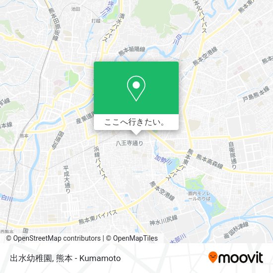 出水幼稚園地図