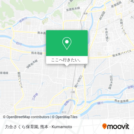 力合さくら保育園地図