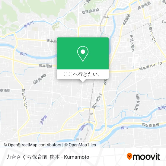 力合さくら保育園地図
