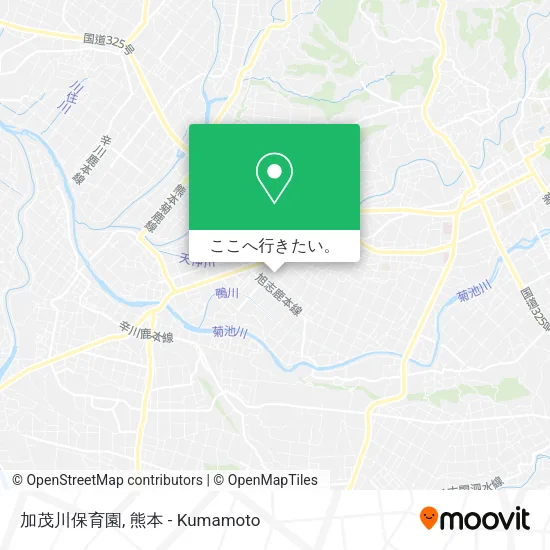加茂川保育園地図