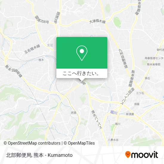 北部郵便局地図