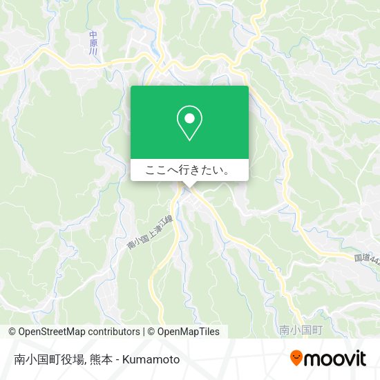 南小国町役場地図