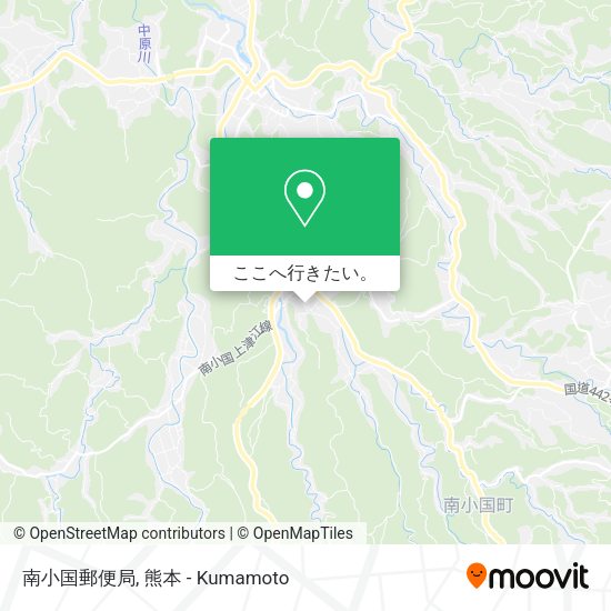 南小国郵便局地図