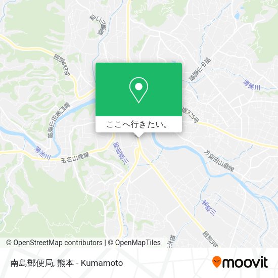 南島郵便局地図