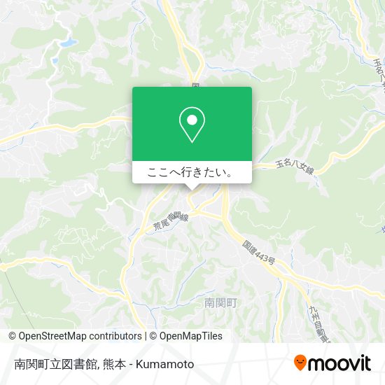 南関町立図書館地図