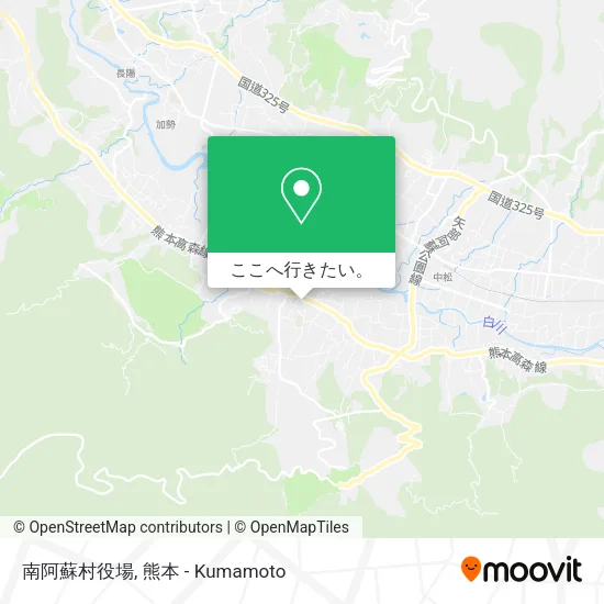 南阿蘇村役場地図