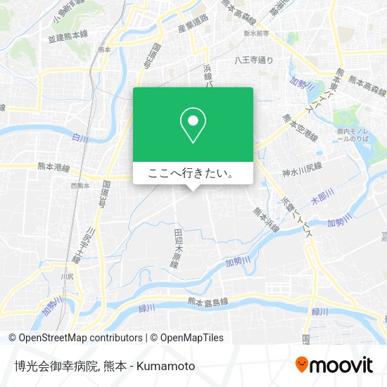 博光会御幸病院地図