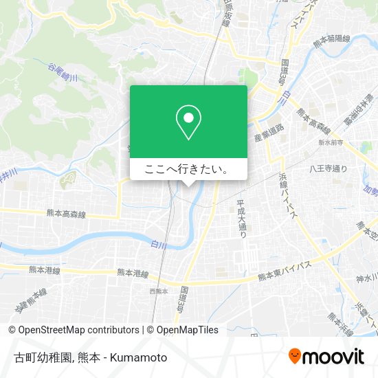 古町幼稚園地図