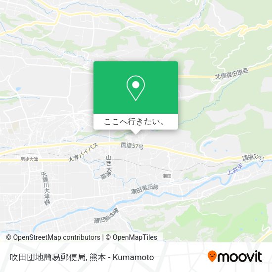 吹田団地簡易郵便局地図