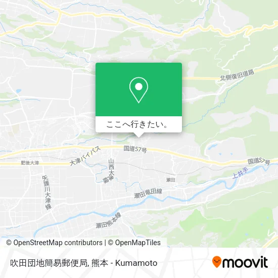 吹田団地簡易郵便局地図