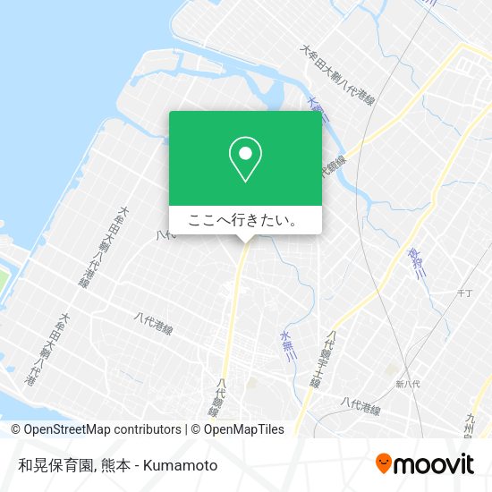 和晃保育園地図