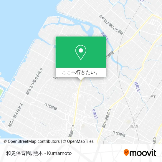 和晃保育園地図