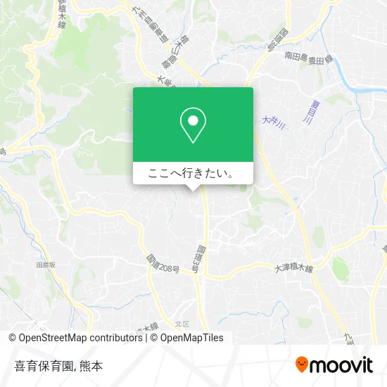 喜育保育園地図