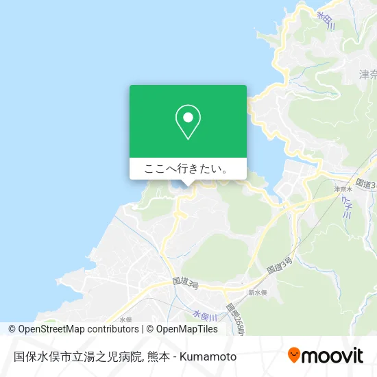 国保水俣市立湯之児病院地図
