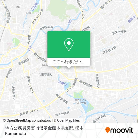 地方公務員災害補償基金熊本県支部地図