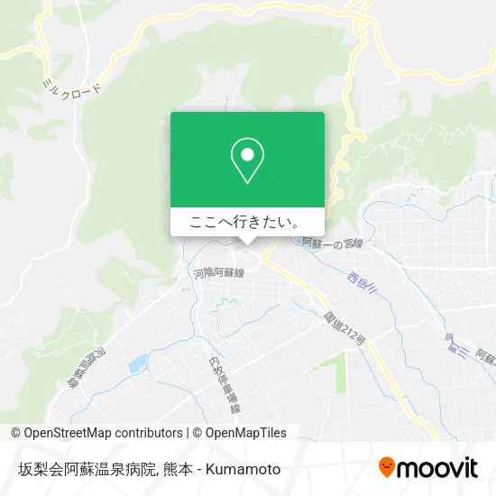坂梨会阿蘇温泉病院地図