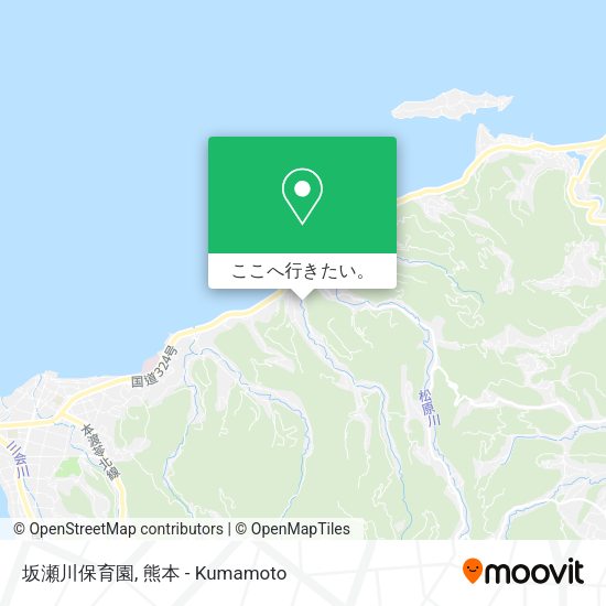 坂瀬川保育園地図