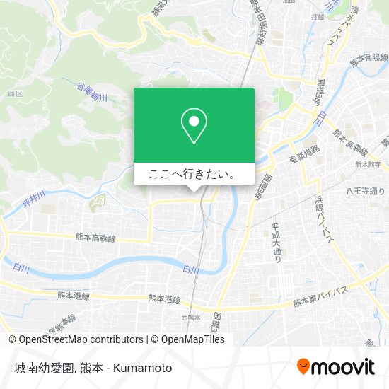 城南幼愛園地図