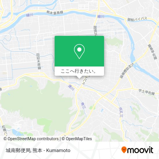 城南郵便局地図